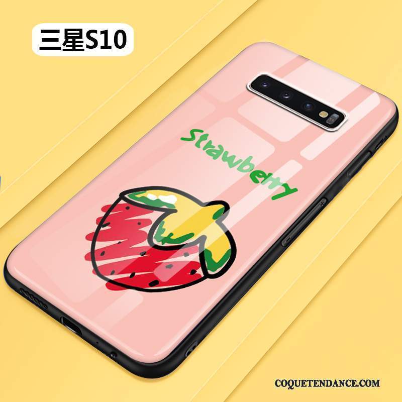 Samsung Galaxy S10 Coque Frais Verre Tout Compris Difficile Protection