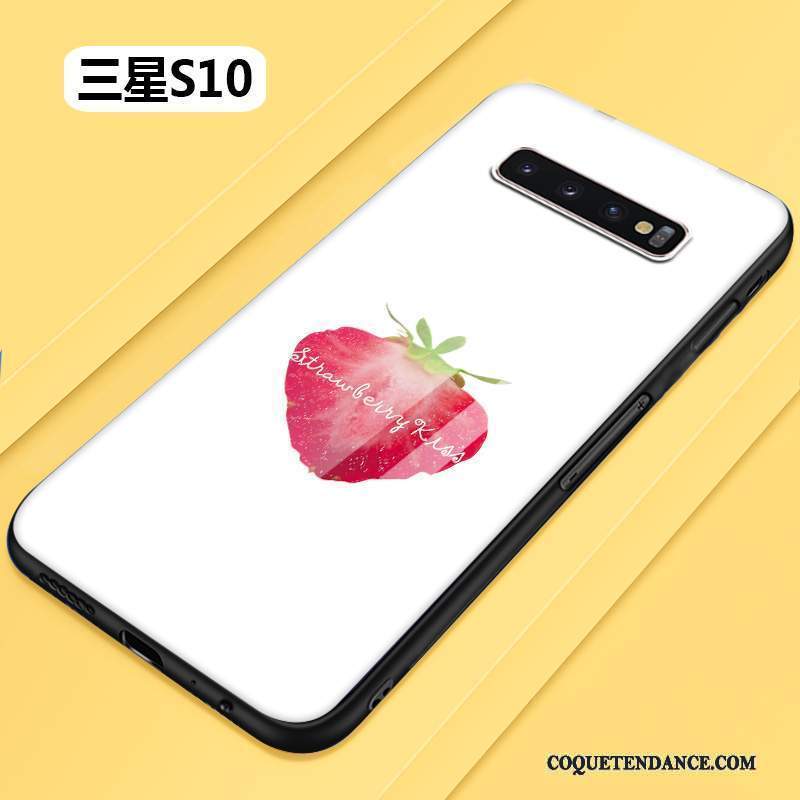 Samsung Galaxy S10 Coque Frais Verre Tout Compris Difficile Protection