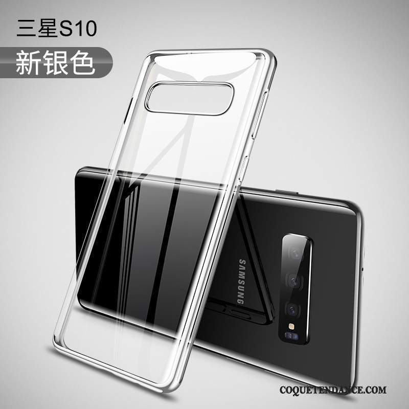 Samsung Galaxy S10 Coque Noir Fluide Doux De Téléphone Très Mince Protection