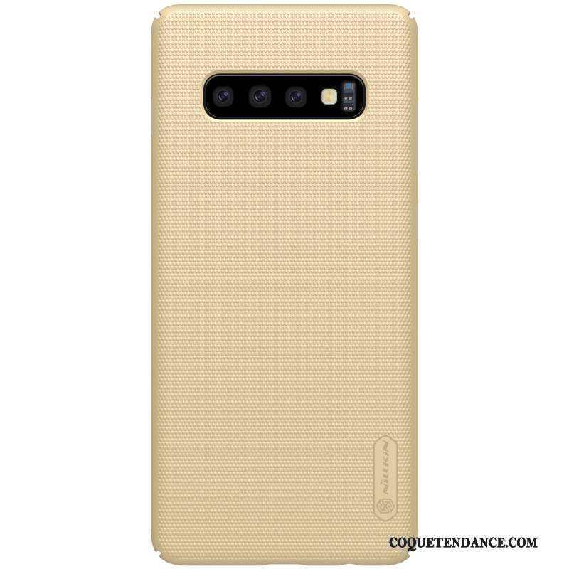 Samsung Galaxy S10 Coque Protection Incassable Bleu Or Difficile