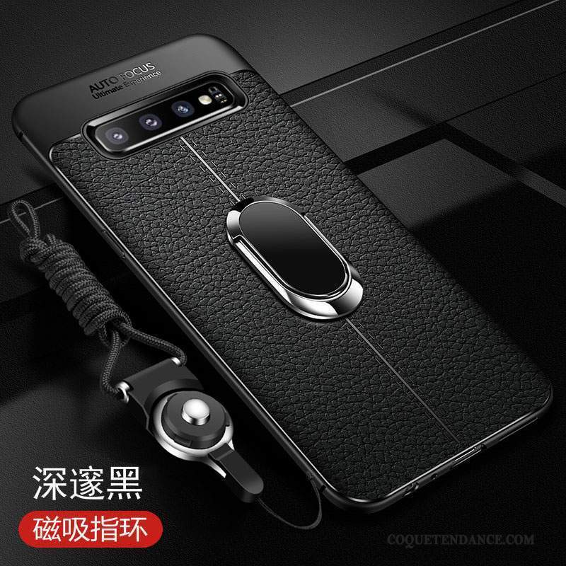 Samsung Galaxy S10 Coque Protection Jaune Étui En Cuir Tendance De Téléphone