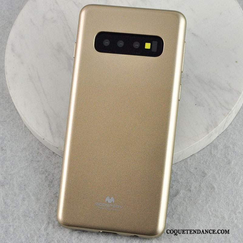Samsung Galaxy S10 Coque Vert Étui Protection Transparent De Téléphone