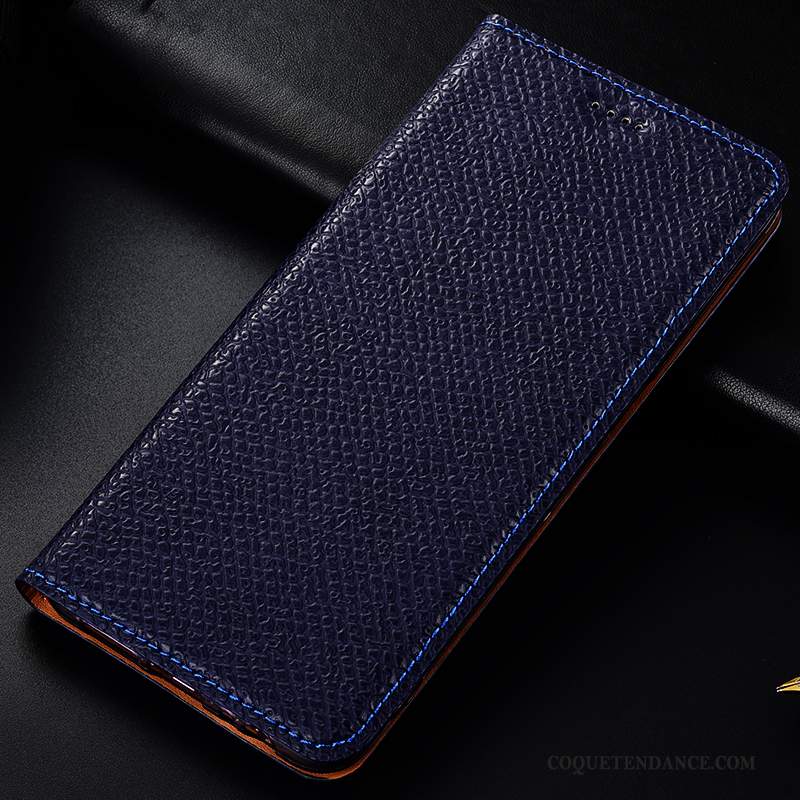 Samsung Galaxy S10 Lite Coque Incassable Protection Étui Mesh Cuir Véritable