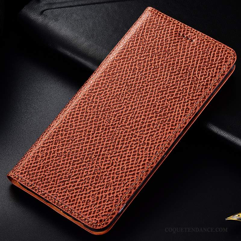 Samsung Galaxy S10 Lite Coque Incassable Protection Étui Mesh Cuir Véritable