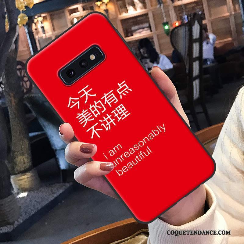 Samsung Galaxy S10e Coque De Téléphone Amoureux Rouge Drôle Silicone