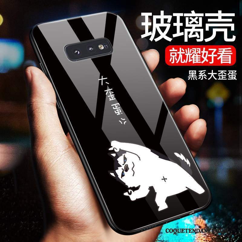 Samsung Galaxy S10e Coque Incassable Mode Dessin Animé Verre Simple