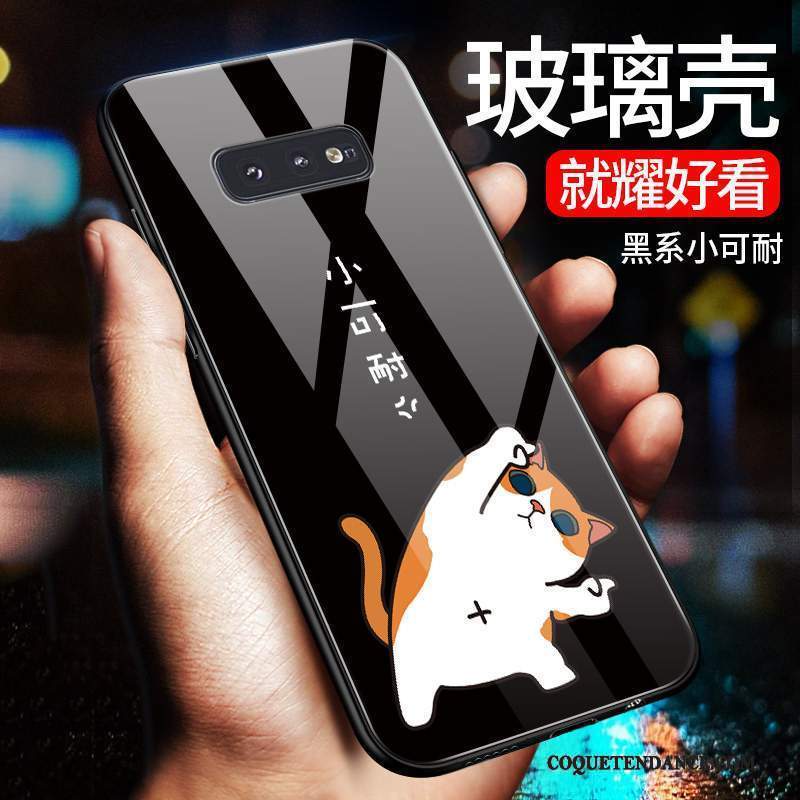 Samsung Galaxy S10e Coque Incassable Mode Dessin Animé Verre Simple