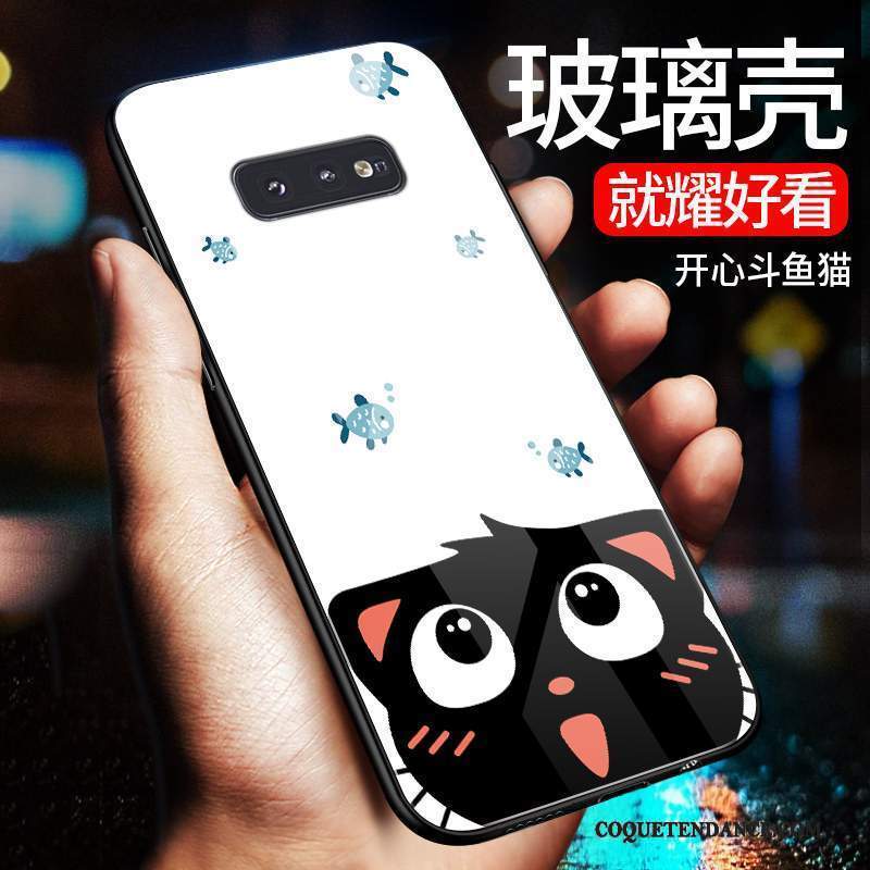 Samsung Galaxy S10e Coque Incassable Mode Dessin Animé Verre Simple