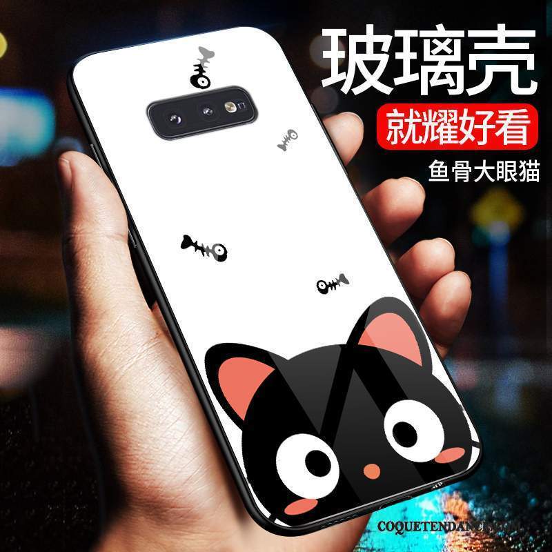 Samsung Galaxy S10e Coque Incassable Mode Dessin Animé Verre Simple