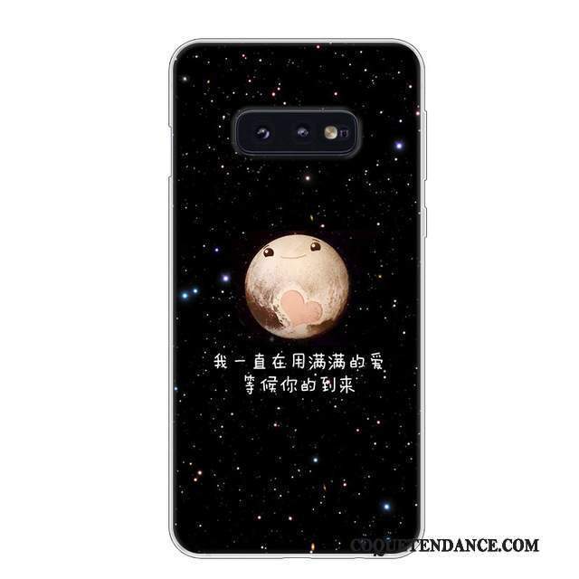 Samsung Galaxy S10e Coque Incassable Rouge Blanc Protection Étui