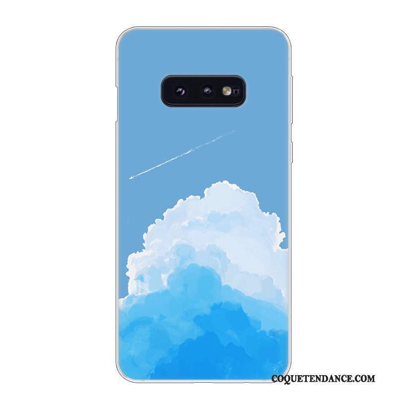 Samsung Galaxy S10e Coque Incassable Rouge Blanc Protection Étui