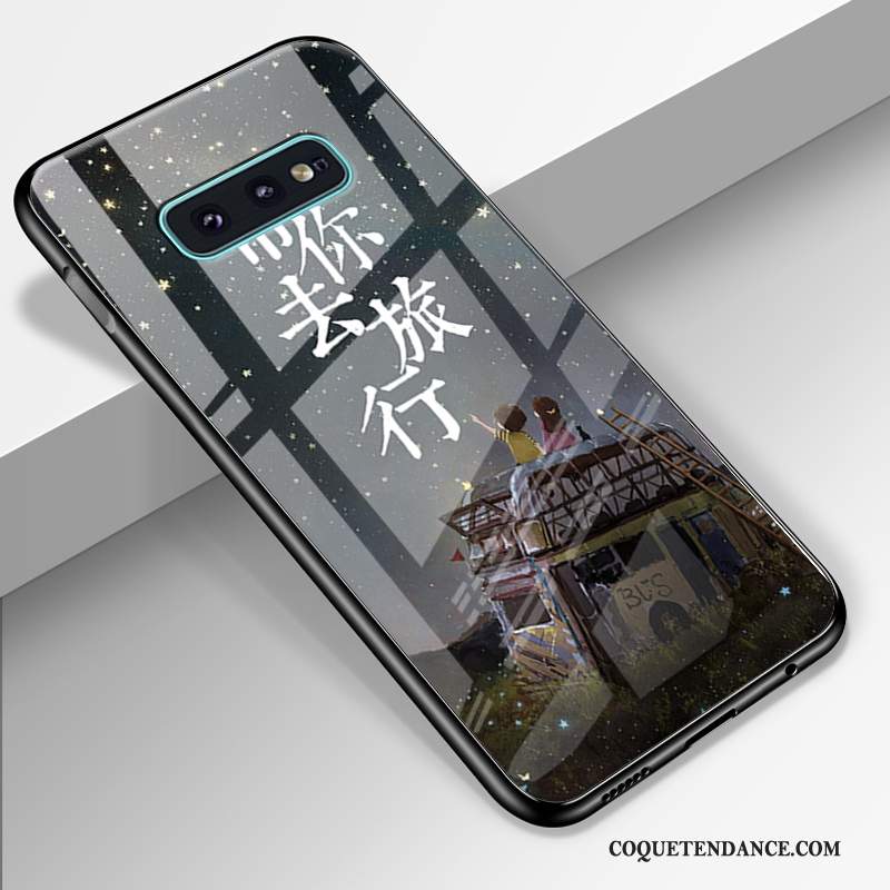 Samsung Galaxy S10e Coque Protection Incassable Bleu Personnalité Tendance