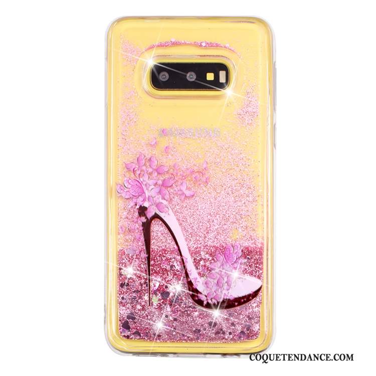 Samsung Galaxy S10e Coque Protection Quicksand Liquide De Téléphone Étui