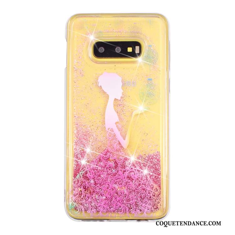 Samsung Galaxy S10e Coque Protection Quicksand Liquide De Téléphone Étui