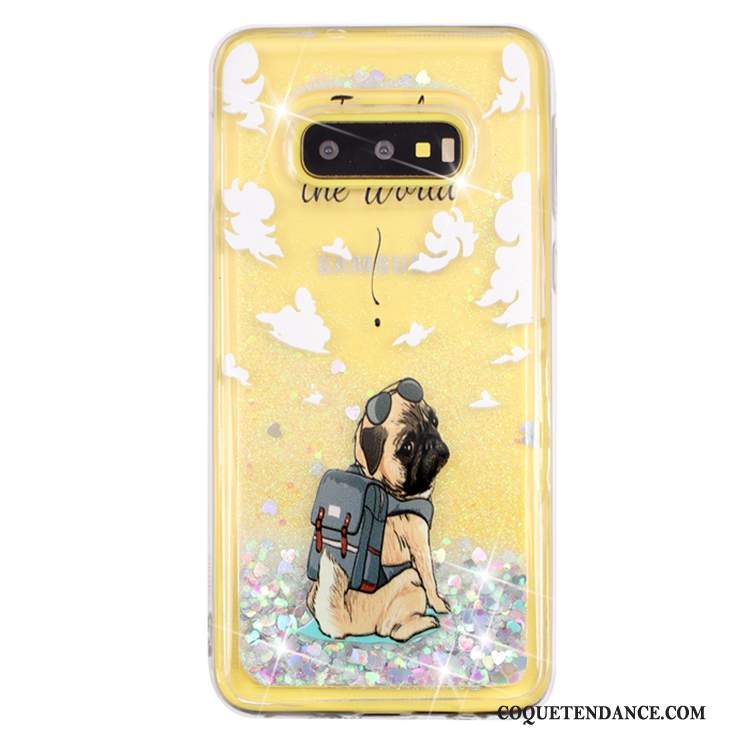 Samsung Galaxy S10e Coque Protection Quicksand Liquide De Téléphone Étui