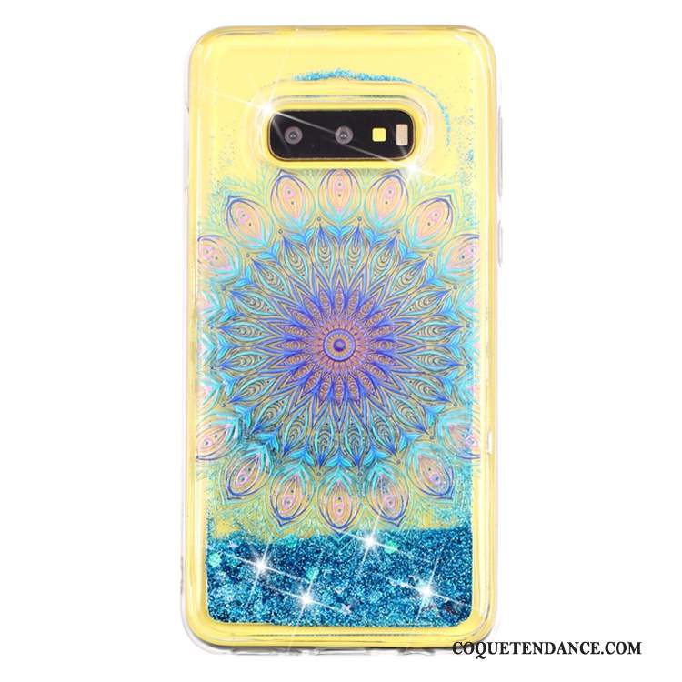 Samsung Galaxy S10e Coque Protection Quicksand Liquide De Téléphone Étui