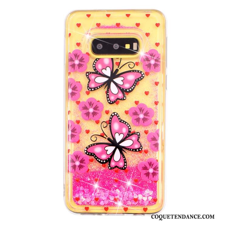 Samsung Galaxy S10e Coque Protection Quicksand Liquide De Téléphone Étui