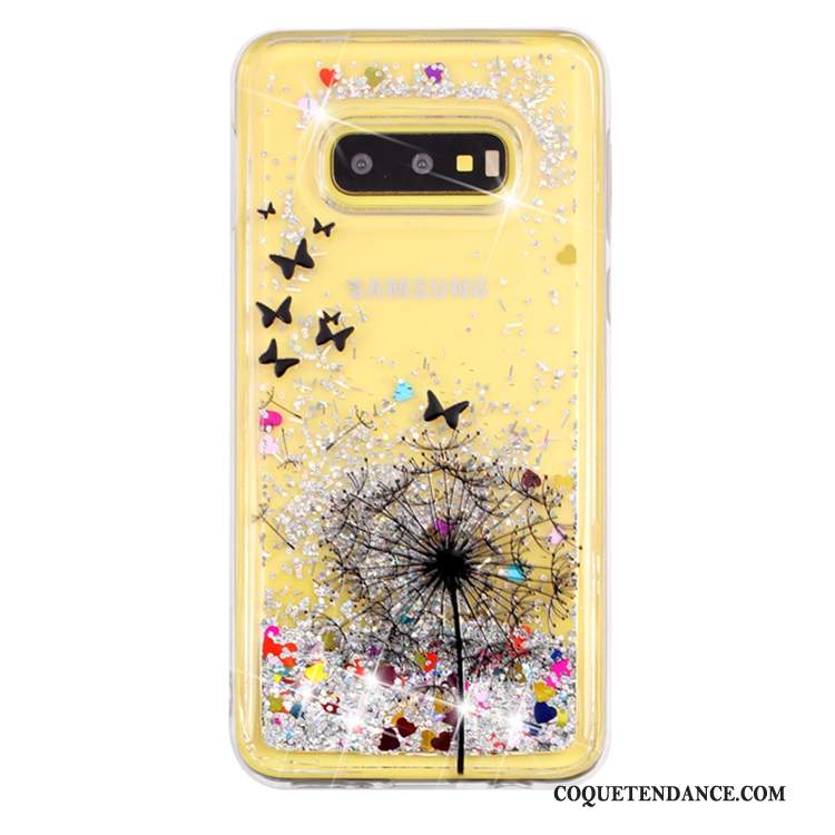 Samsung Galaxy S10e Coque Protection Quicksand Liquide De Téléphone Étui