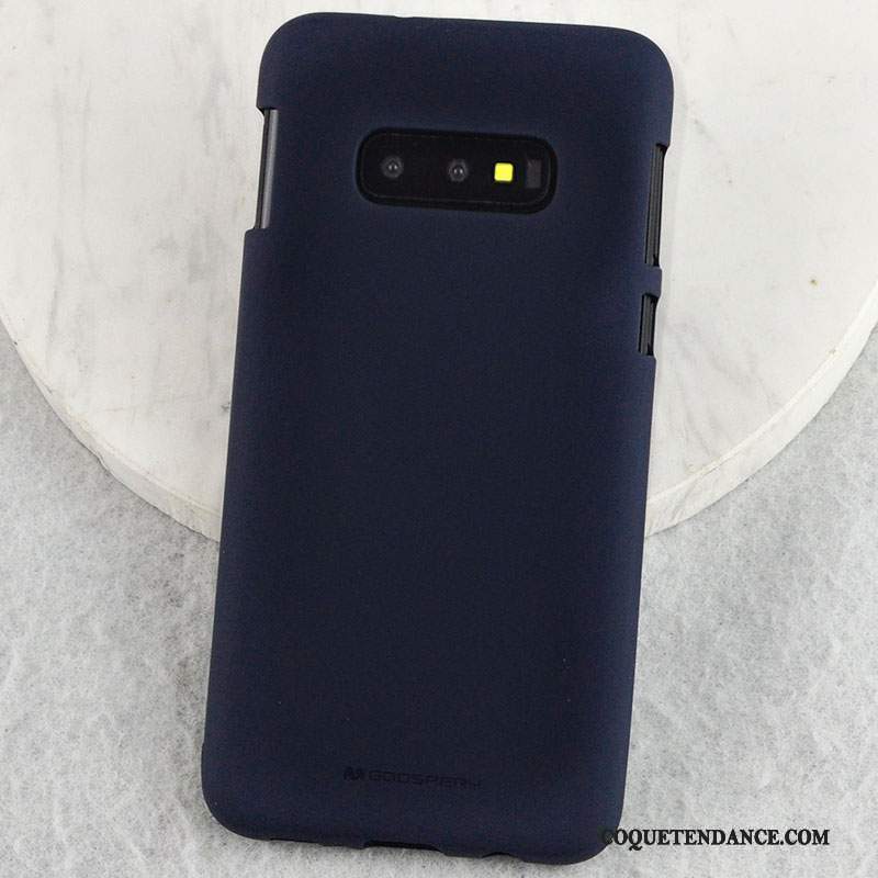 Samsung Galaxy S10e Coque Très Mince De Téléphone Délavé En Daim Étui Silicone