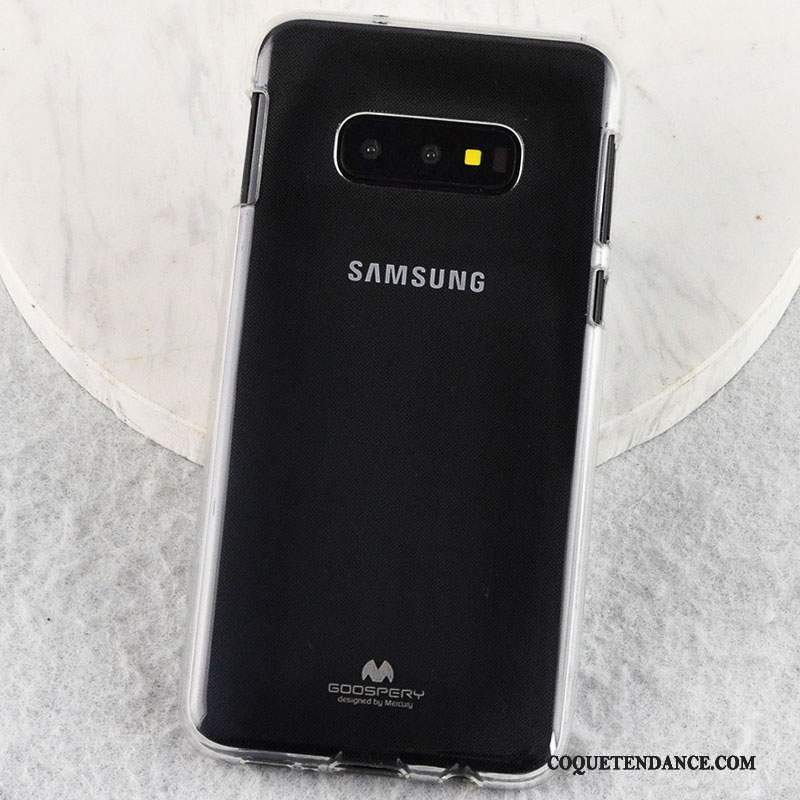 Samsung Galaxy S10e Coque Très Mince De Téléphone Délavé En Daim Étui Silicone