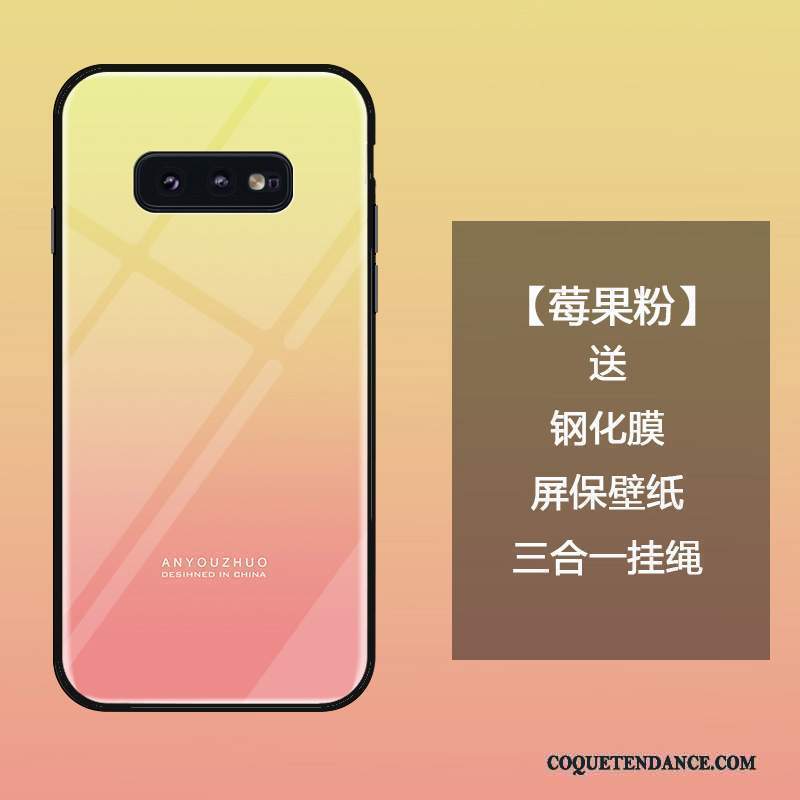 Samsung Galaxy S10e Coque Verre Trempé Simple Protection Incassable Créatif