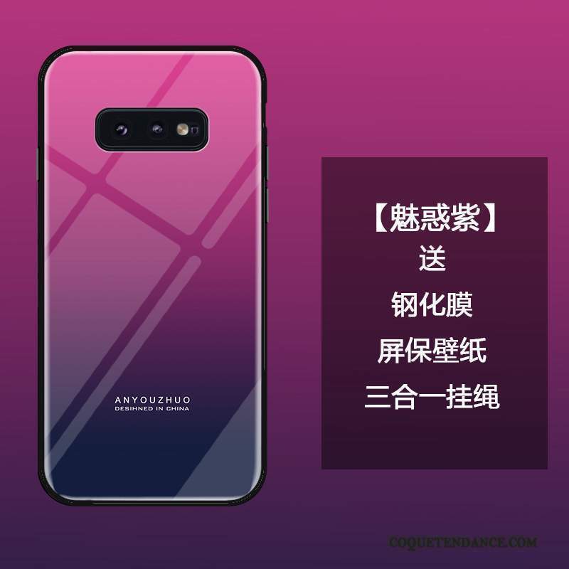 Samsung Galaxy S10e Coque Verre Trempé Simple Protection Incassable Créatif