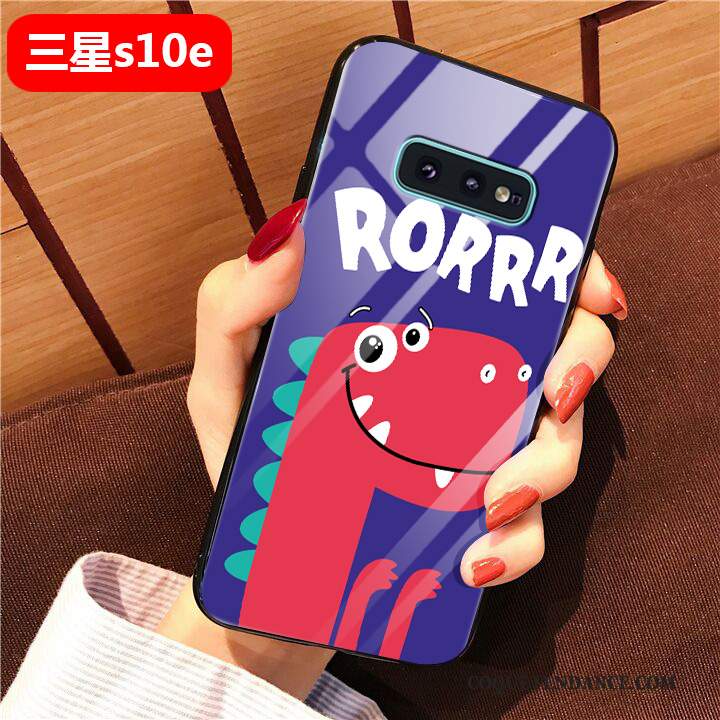 Samsung Galaxy S10e Coque Étui De Téléphone Rose Tout Compris Art
