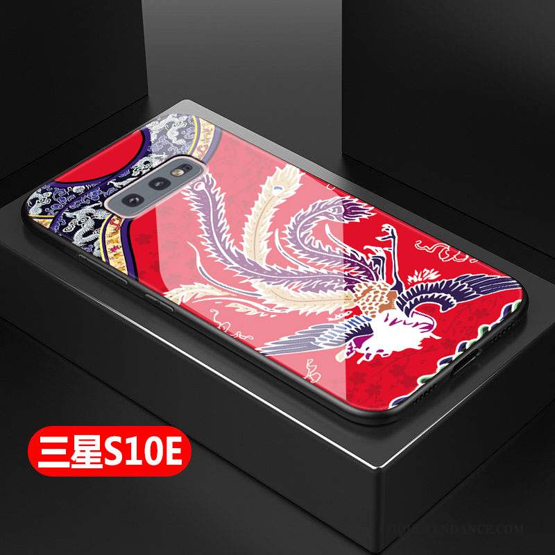 Samsung Galaxy S10e Coque Étui Style Chinois Protection Mode Silicone