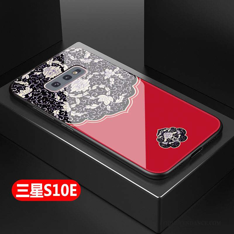 Samsung Galaxy S10e Coque Étui Style Chinois Protection Mode Silicone