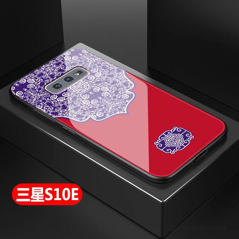 Samsung Galaxy S10e Coque Étui Style Chinois Protection Mode Silicone