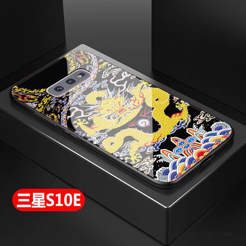 Samsung Galaxy S10e Coque Étui Style Chinois Protection Mode Silicone