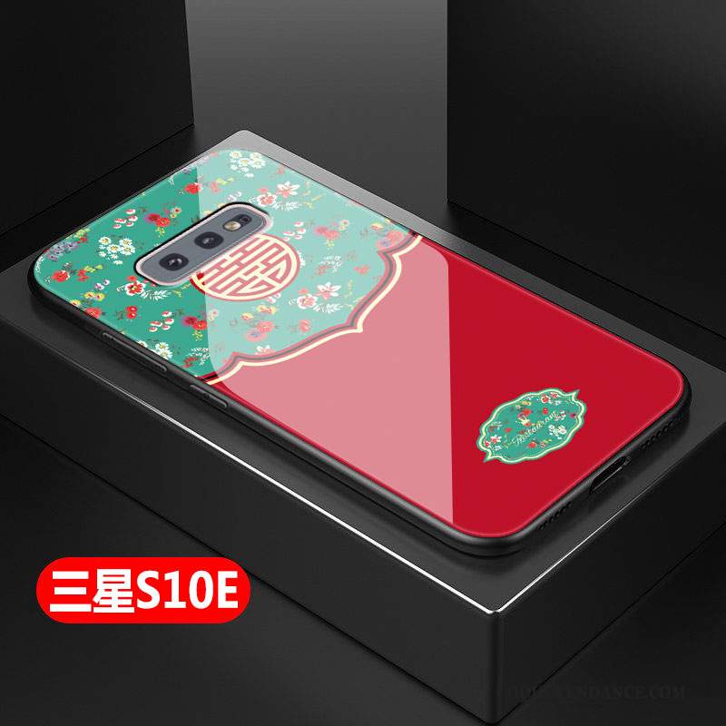 Samsung Galaxy S10e Coque Étui Style Chinois Protection Mode Silicone