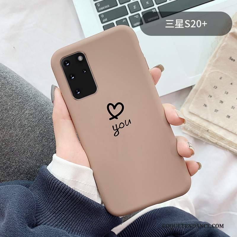 Samsung Galaxy S20+ Coque Créatif Amoureux Protection De Téléphone Amour