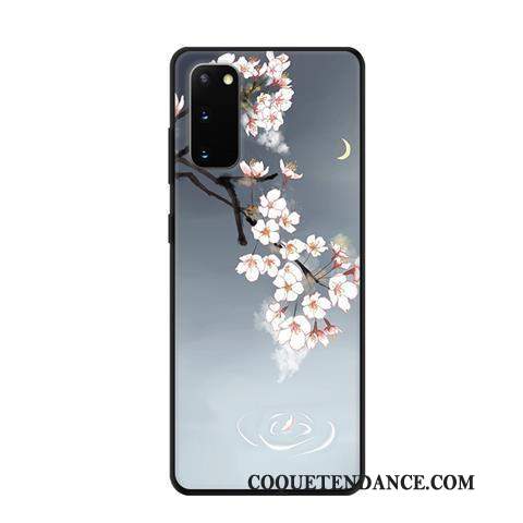 Samsung Galaxy S20 Coque Protection Étui Délavé En Daim Fluide Doux Frais