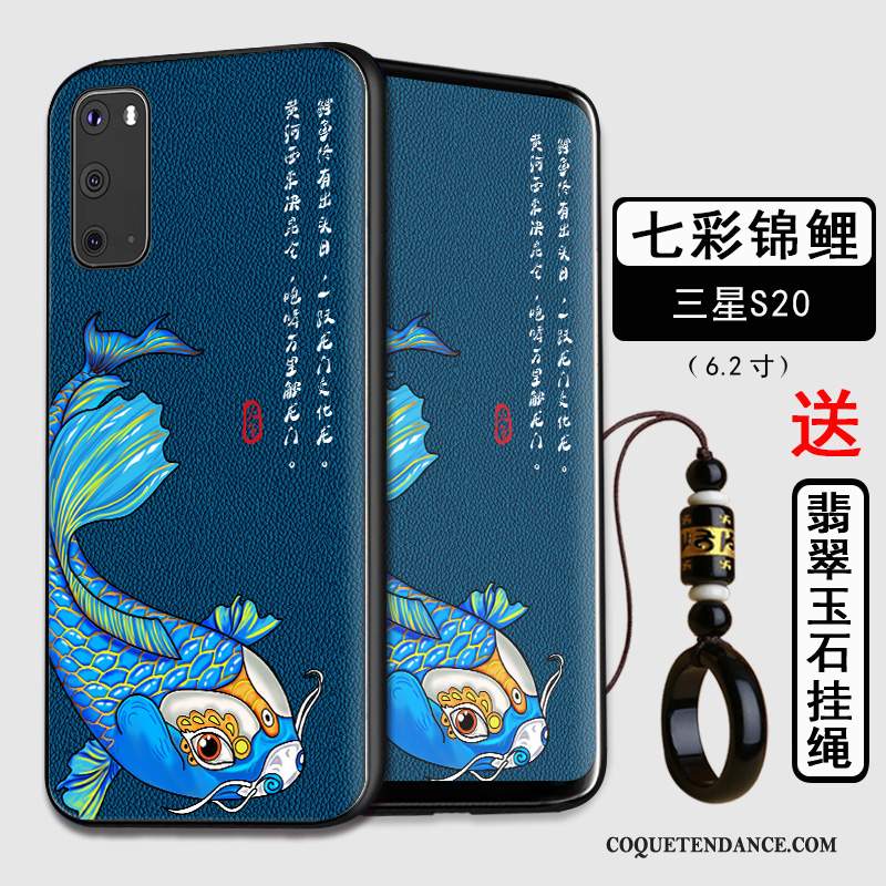 Samsung Galaxy S20 Coque Tout Compris Étui Créatif Style Chinois Silicone