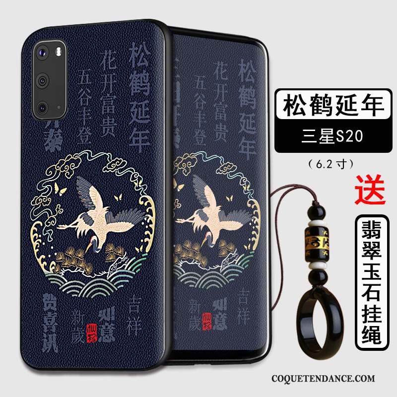 Samsung Galaxy S20 Coque Tout Compris Étui Créatif Style Chinois Silicone