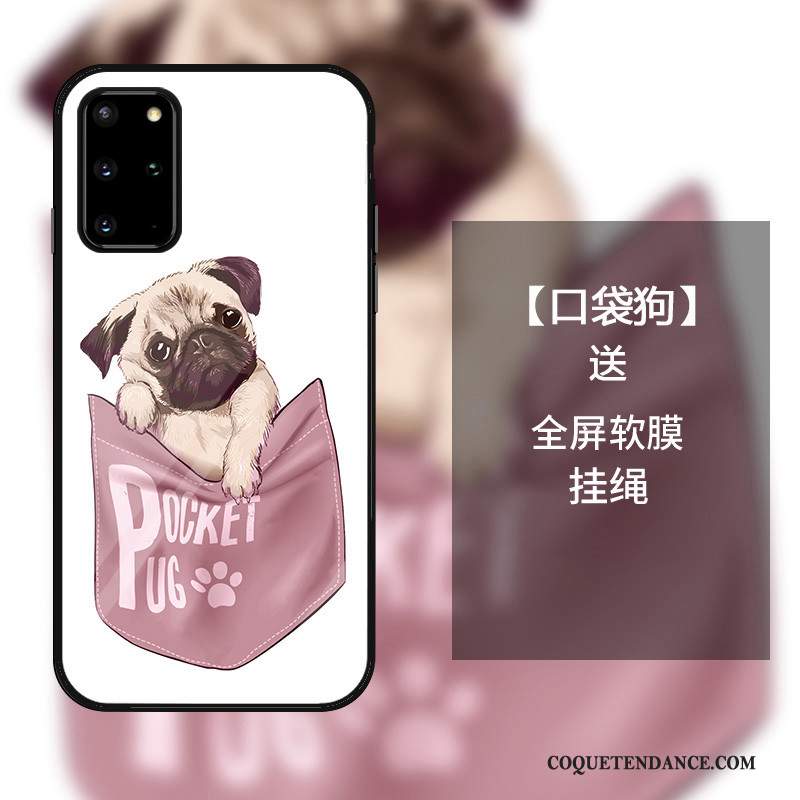 Samsung Galaxy S20+ Coque Étui Protection Dessin Animé Verre Fluide Doux