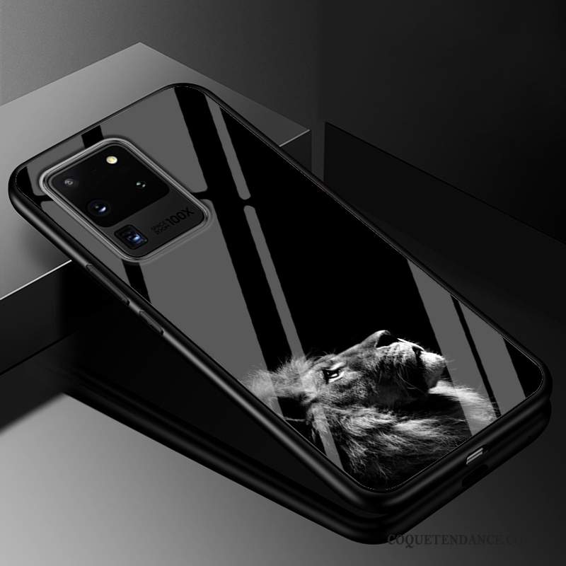 Samsung Galaxy S20 Ultra Coque Étui Personnalité De Téléphone Noir Difficile