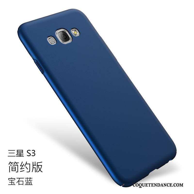 Samsung Galaxy S3 Coque Bleu Tout Compris Simple Difficile Étui