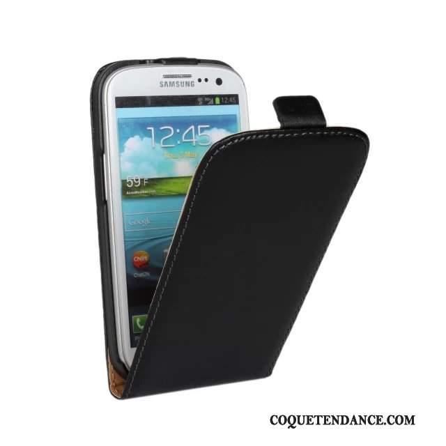Samsung Galaxy S3 Coque Étui Cuir Véritable Jaune Étui En Cuir De Téléphone