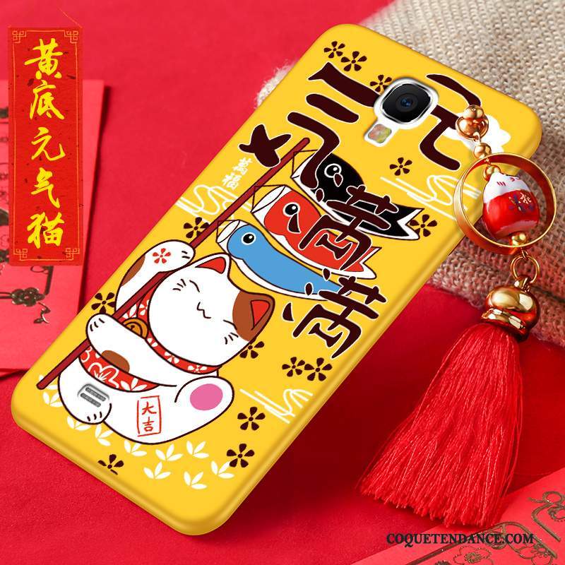 Samsung Galaxy S4 Coque Chat Incassable Étui Protection Rouge