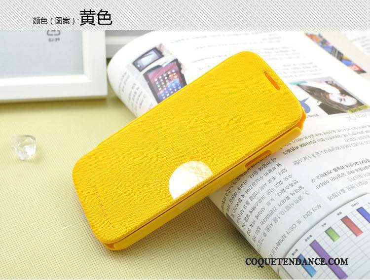 Samsung Galaxy S4 Coque Protection Fluide Doux Housse Jaune Silicone