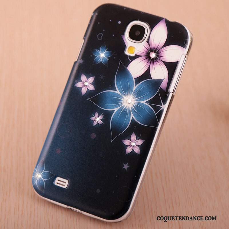 Samsung Galaxy S4 Coque Strass Protection Violet Étui