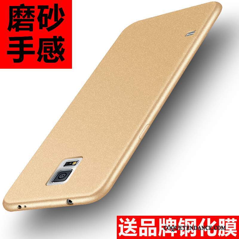 Samsung Galaxy S5 Coque Délavé En Daim Protection Tout Compris Fluide Doux