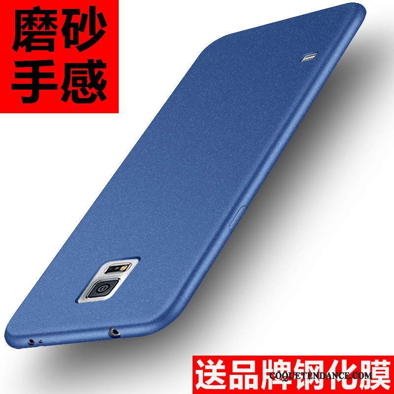 Samsung Galaxy S5 Coque Délavé En Daim Protection Tout Compris Fluide Doux