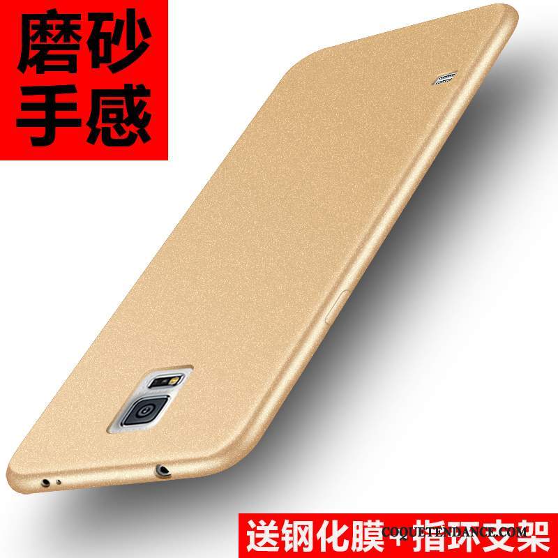 Samsung Galaxy S5 Coque Délavé En Daim Protection Tout Compris Fluide Doux