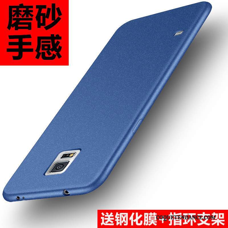 Samsung Galaxy S5 Coque Délavé En Daim Protection Tout Compris Fluide Doux