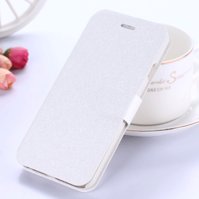 Samsung Galaxy S5 Coque Housse Étui En Cuir Couvercle Arrière De Téléphone Blanc