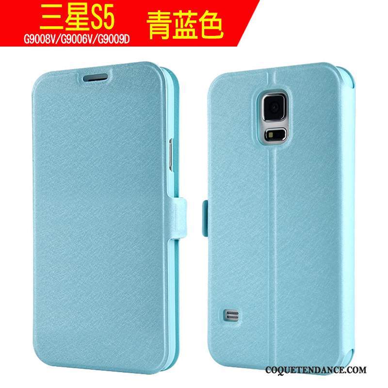 Samsung Galaxy S5 Coque Très Mince Protection Clamshell Tendance Or