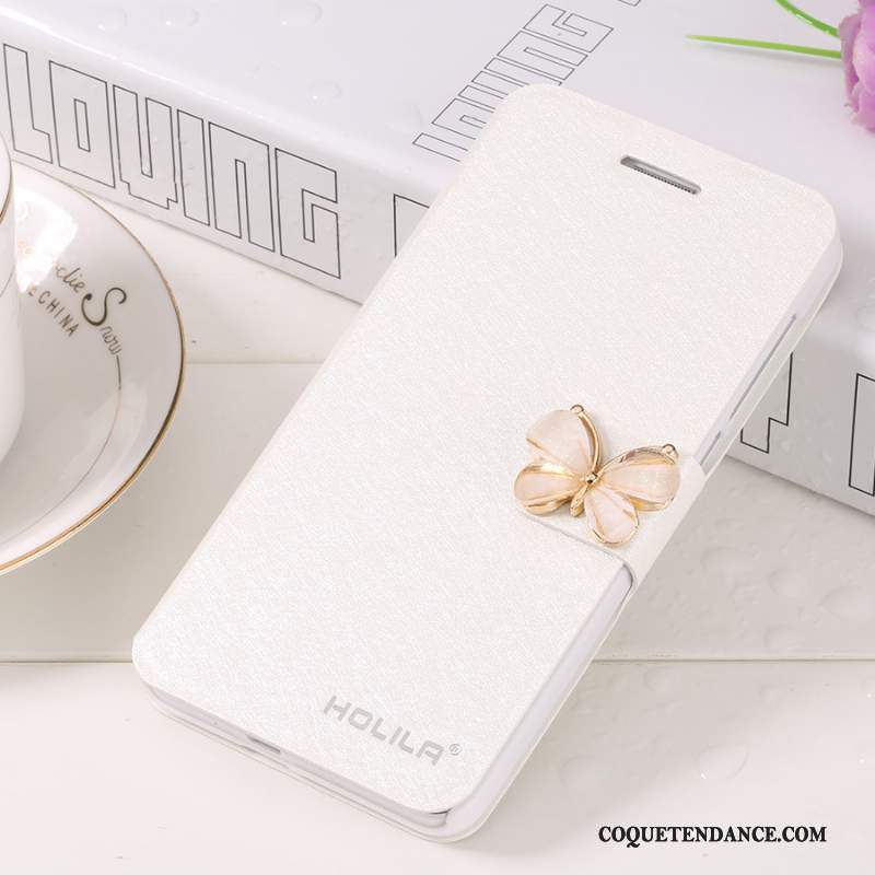 Samsung Galaxy S5 Coque Étui En Cuir Blanc Protection Housse De Téléphone